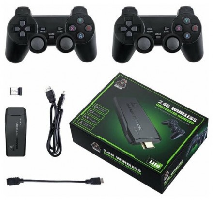 Игровая приставка, консоль DATA FROG Y3 Lite, 10000 игр, 4K, 2,4 ГГц. 8 - 16 - 32 бит